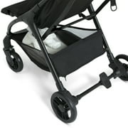 Jeep Altitude Compact Travel Stroller by Delta Children – Greenguard Gold Certified, Easy One Hand Fold, Lightweight, Extendable Canopy with Peek-a-Boo Window, 4 Wheel Suspension, Black