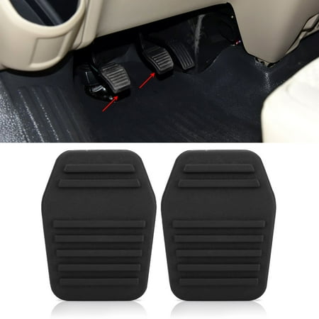 Clutch Pedal Pad Clutch (A Pair of Clutch Pedal Pads Rubber Cover for Ford Transit MK6 MK7 2000-2004 , Clutch Cover,Pedal Pads)