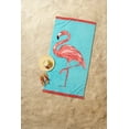 thumbnail image 5 of Better Homes & Gardens Flamingo Pattern Beach Towel, 72”L x 38”W, 5 of 6