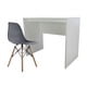thumbnail image 1 of Set de Oficina Mundo In Escritorio Home Office Cubo 90 Blanco y Silla JM-1618 Oslo gris, 1 of 9