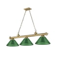 thumbnail image 6 of 3 Light Billiard In Traditional And Classical Style-14.75 Inches Tall And 14 Inches Wide Z-Lite 2306-3Mb-Arg, 6 of 7