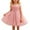 1Pink28, variant on XAOFW Girls Dress Sparkly Sequin Tutu Elegant Performance Recital Tutu Celebrations Shimmering Glitter Shine Sleeveless Square Collar Ball Gown Soft Breathable Party Night Dresses