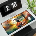 thumbnail image 3 of Hello Fall Scottish Terrier Football Welcome Autumn with Leaves Pumpkins Desk Mat Full Keyboard Mouse Pad Scottie Dog Lover Gifts Large Mousepad - 00012, 3 of 5