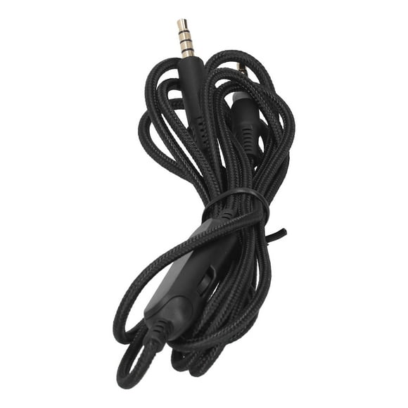 Headphone Audio Cable, Firm Mute Control OFC Copper Wire Headset Wire For MIX