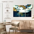 thumbnail image 5 of Elephant Stock Birds And Sea Wall Art - Horizontal Multi Panel Canvas - Living Room Wall Decor - Abstract Multi Panel - White And Blue Decor - 50" x 32", 5 of 8