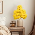 thumbnail image 3 of Cheapark Artificial Ficus Leaf Red Maple Leaf Indoor Faux Tree Ginkgo Leaf Plastic Branches Greenery Stems, 3 of 6