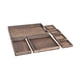 thumbnail image 4 of Juego de 7 bandejas de madera para servir con asa, bandeja multiusos versátil para desayuno, mesa de café, 4 of 9