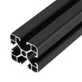 thumbnail image 1 of 4PCS T Slot 4040 Aluminum Extrusion, 1500mm European Standard Anodized Linear Rail Profile Framing for 3D Printer Parts CNC DIY Projects, Black, 1 of 5