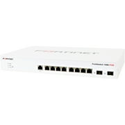 Fortinet FortiSwitch 108E-POE Ethernet Switch - 8 Ports - Manageable - 2 Layer Supported - Modular - 2 SFP Slots - Twisted Pair, Optical Fiber - 1U High - Desktop, Rack-mountable, Standalone