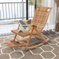 Loungers Outdoor Sun Lounger Deck Chairs Garden Recliners Bamboo