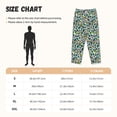 thumbnail image 4 of Lsque Green Leopard Print Women's Pajama Pants, Lounge Pant - Comfortable Home Wear,Elastic Waistband, Stylish Design-Large, 4 of 9