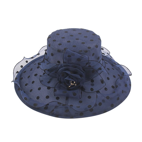 Hats for women Wide Brim Fascinator Hat Church Bridal Wedding Tea Party Cap