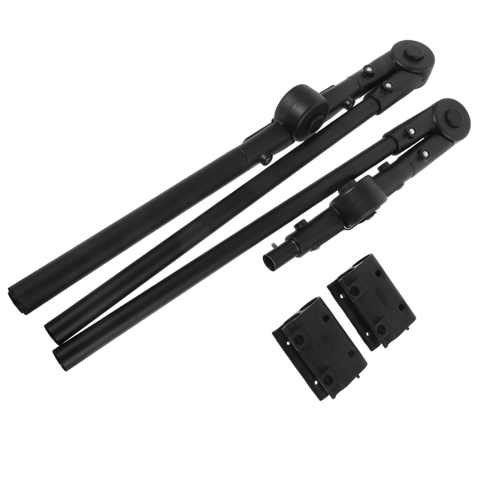 Hytrove Black Camping Wagon Handle Accessory Set for Outdoor Adventures, Hiking, Picnics, and Travel Convenience