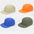 thumbnail image 6 of New Breathable Men Women Waterproof Quick Drying 5 Panel Baseball Cap Cappello Hip Hop Hats Casquette Snapback Caps GREY, 6 of 8