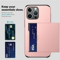 thumbnail image 5 of Case for iPhone 16 Pro Max,Hidden Card Slot Wallet Case,Card Holder Dual-Layer Design Heavy Duty Protection TPU+PC Shockproof Phone Case for iPhone 16 Pro Max,6.9 inch 2024 Released (Black), 5 of 10