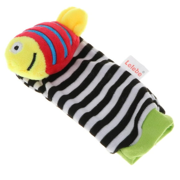 Calcetines para Bebés perfecl Sonidos de Traqueteo Juguete Sensorial Pescado rojo 6.5x14.5cm