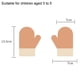 thumbnail image 2 of Toddlers Kids Warm Winter Full Finger Gloves Baby Thick Fleece Lined Ski Gloves, 2 of 5