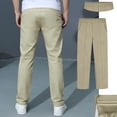 thumbnail image 4 of Boy School Uniform Pants Fit Stretch Pants With Pockets Straight Pants Boys Brown Uniform Pants Back To School Clothes For Boys Boys Outfits Size 10-11 Years, 4 of 5