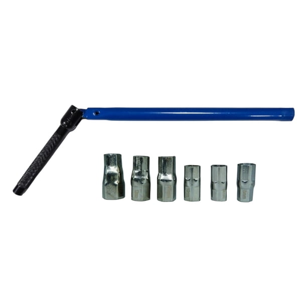 Llaves inglesas para superficies lisas, cabezales de 8 mm, 9 mm, 10 mm, 11 mm, 12 mm y 14 mm para baño. Azul