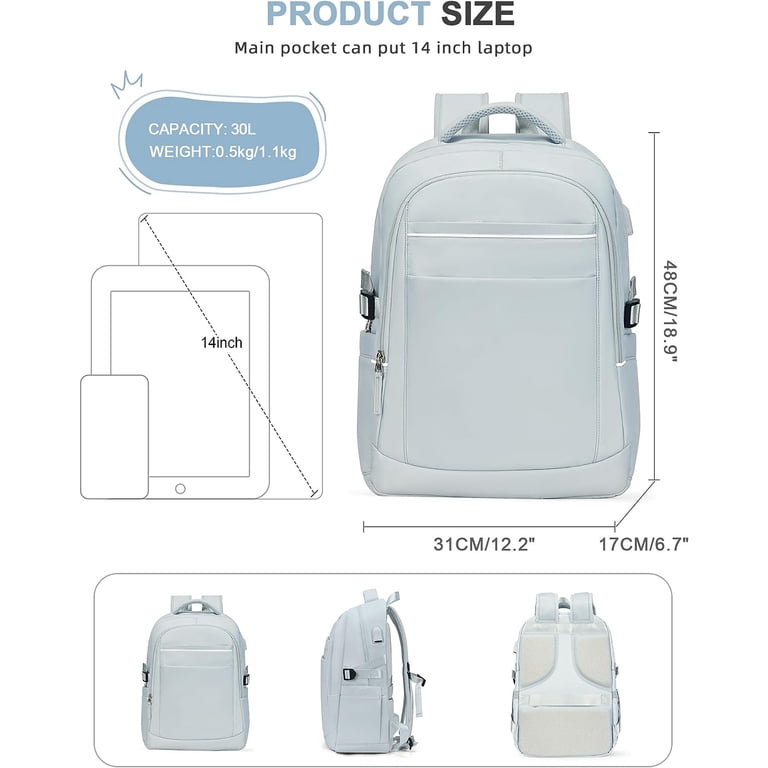 backpack laptop 14 inch winspansy for School Teenage Girls Boys,Waterproof Lightweight School Bags Travel Daypack Simple Cute College Backpack Rucksack for Women Men fit Laptop,Black Avoid contact with acid and alkaline substances Case Logic 14-Inch Laptop Backpack