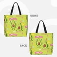 thumbnail image 4 of Sigee Avocado Work Out Print Large Capacity Zippered Tote Bag - Durable, Stylish and Versatile for Everyday Use, 4 of 9