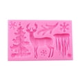 thumbnail image 2 of Moldes De Silicona Para Navidad, Moldes De Silicona Para Alce De Árbol De Navidad, Herramientas Para Hornear Diy Para Hacer Jabón De Gelatina Y Muffin Cateissary HA039122-00, 2 of 6