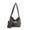 Gray, variant on Womens Shoulder Bags Ladies' Fur Clasp Solid Color Crossbody Single-Shoulder Casual Bag Fashionable and Simple Large-Capacity Handbag Gray
