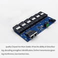 thumbnail image 4 of Single Mode Fiber Optic Converters, PCBA Board, 2 RJ45 Port, 6 Fiber Optic Ports, 0-20km, 1310/1550 Mbs PCBA Board, 4 of 5
