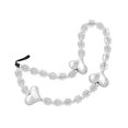 thumbnail image 5 of Almencla Beaded Phone Case Wrist Strap Keyring Bangle Chain Cartoon Phone Chain Strap Silvery, 5 of 8