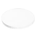 thumbnail image 1 of WHAMVOX Round Mirror Plates 3Pcs Acrylic Elegant Design for Bridal Shower Reception Desk Silver, 1 of 8