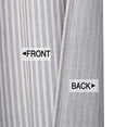 thumbnail image 5 of HA-EMORE Linen Striped Tier Curtains with Solid Button Small Valance 54"x15" Rod Pocket Tailored One Panel Kitchen Curtain Cafe Curtain for Living Room, Bathroom, 5 of 9