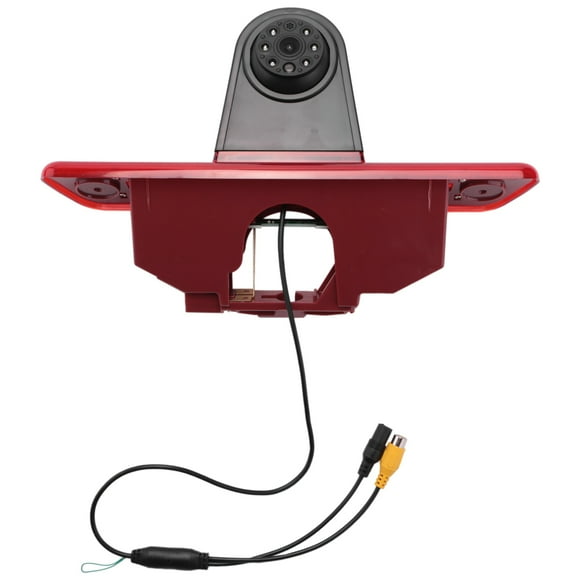 HD Car Rear View Camera Brake Light Parking Reverse for Jumpy Expert Proace 2007-2015,1 * Brake light camera 1 * Power cable 1 * 6m RCA cable,red