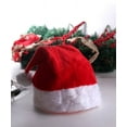 thumbnail image 4 of Adorno de disfraz navideño de peluche para fiestas navideñas y celebraciones festivas Gorro de Papá Noel iluminado con LED, 4 of 8