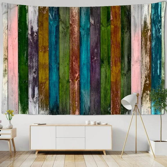 Colorful Beautiful wood tapestry wall hanging home decor Bohemian background cloth Hippie