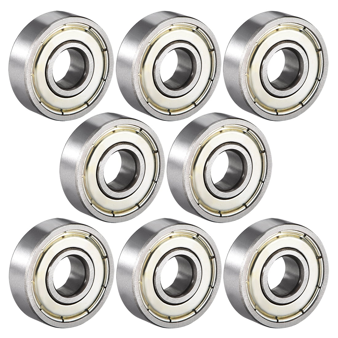 Deep Groove Ball Bearing 608Z Double Shield, 8mmx22mmx7mm Carbon Steel