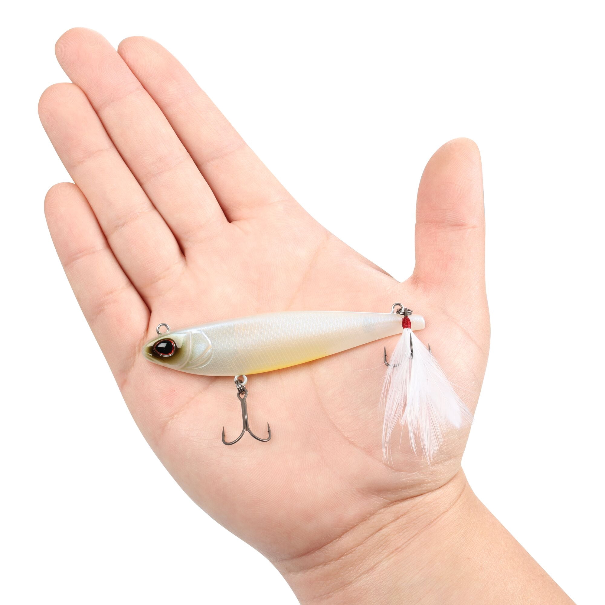 Berkley Doom Stroller Fishing Lure, 3.5 in, French Pearl (1-count)