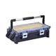 thumbnail image 4 of Caja de herramientas a prueba de polvo, contenedor de almacenamiento de herramientas para hardware, clavos y tornillos variados L tiene 2 capas de cuadrícula, 4 of 8