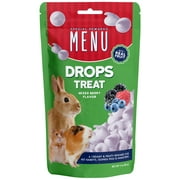 MENU Mixed Berry Drops - Treat for Pet Rabbits, Guinea Pigs, and Hamsters, 3.0 oz