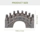 thumbnail image 3 of Antique Arch Bridge for Fairy Garden Terrarium Bonsai Aquarium Fish Tank Decor (Grey), 3 of 3