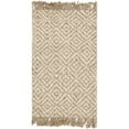 thumbnail image 6 of SAFAVIEH Natural Fiber Roland Braided Jute Area Rug, Natural/Ivory, 6' x 6' Square, 6 of 8