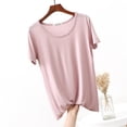 thumbnail image 2 of Womens T Shirts 2025 Short Sleeve V-Neck Shirts Cute Fit Summer Casual Tee Tops S-XXL, 2 of 7