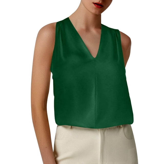 Stylish Summer V Neck Sleeveless Top For Casual And Outdoor Wear Perfect For Everyday And
