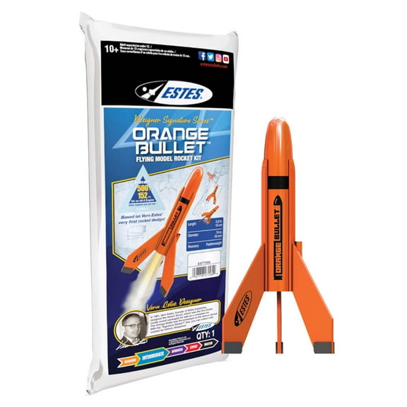 Estes 7295 Orange Bullet Designer Signature Series Intrmdiate