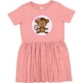thumbnail image 3 of Inktastic Monkey Girl Girls Toddler Dress, 3 of 5
