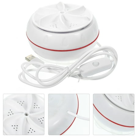PBPBOX Household Small Washing Machine ABS White 1Pcs for Efficient Cleaning