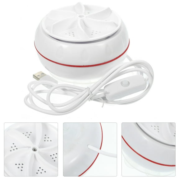 PBPBOX Household Small Washing Machine ABS White 1Pcs for Efficient Cleaning