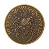 Pineapple Thermometer Clock - French Bronze (Antique Copper)
