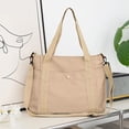 thumbnail image 4 of Bolso tote para mujer de gran capacidad, bandolera, bolso tipo H, bolso casual para el trabajo o para ir al trabajo, bolso tote para uso diario, tela Oxford, bolso de mano con múltiples bolsillos,, 4 of 6