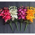 thumbnail image 2 of Juego de 5 piezas - Gladiolos, flores artificiales de seda for bodas, salones y decoración del hogar; flores artificiales., 2 of 2