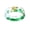 Green, variant on Men Women's Transparent Resin Ring Simple Forest Series Candy Color Wedding Band Black Size 9